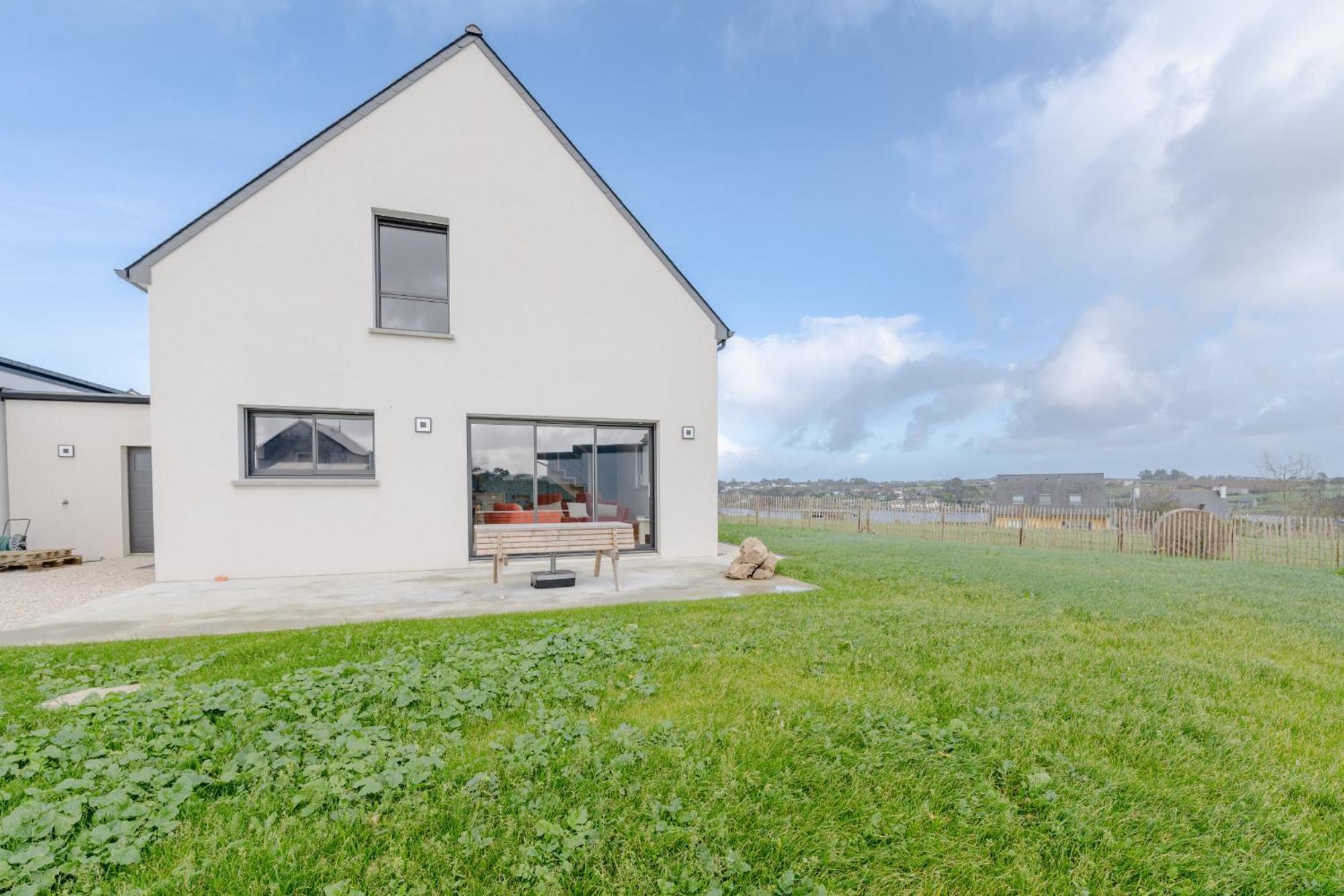 Ty Nevez - Jolie Maison Neuve Avec Petite Vue Mer Saint-Pabu  Eksteriør billede