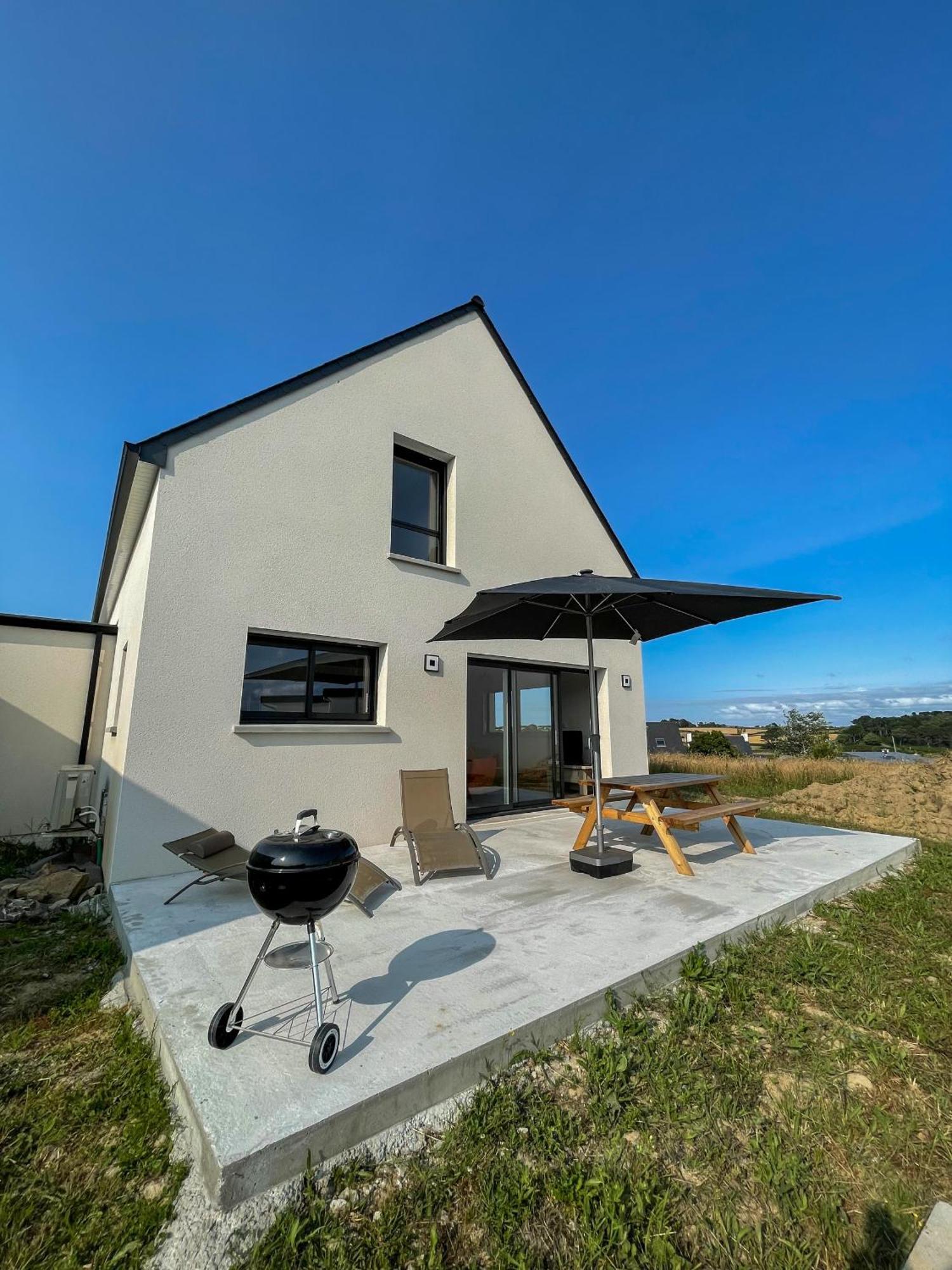 Ty Nevez - Jolie Maison Neuve Avec Petite Vue Mer Saint-Pabu  Eksteriør billede